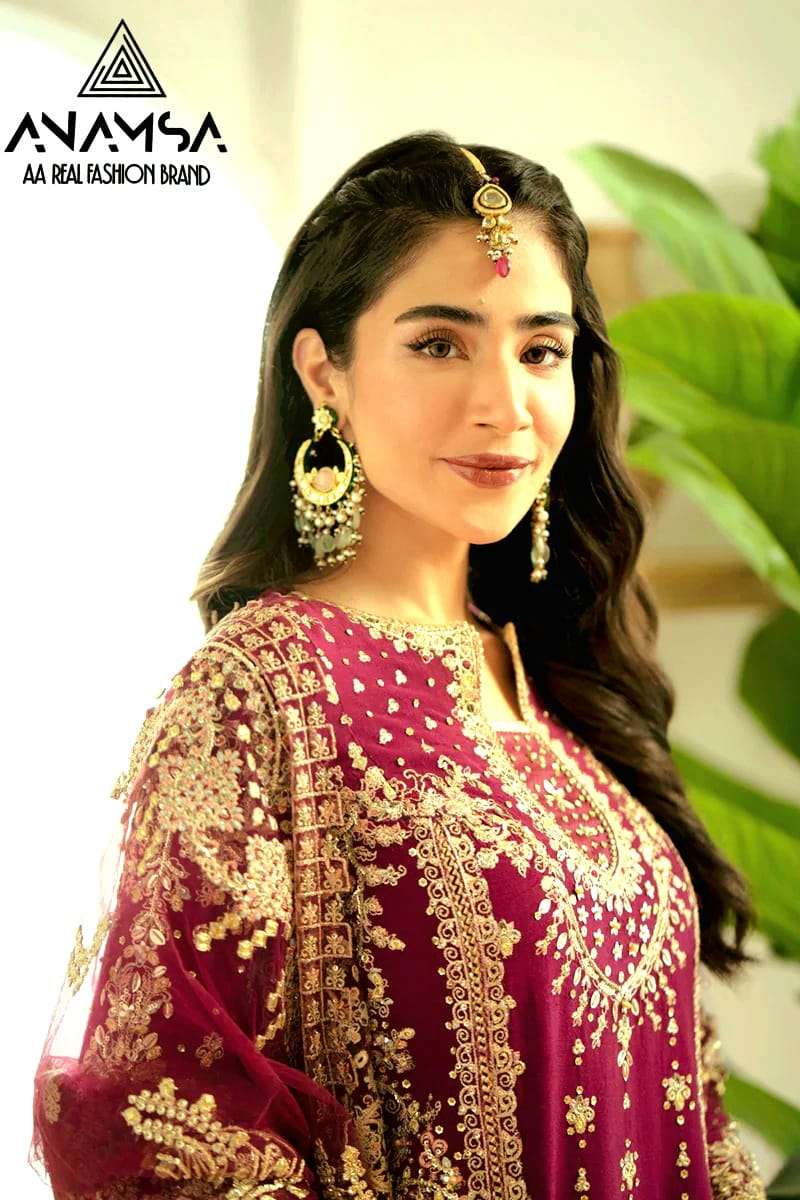 D No -289 Semi Stitched Anamsa